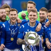 St Johnstone captain Jason Kerr lifted the Betfred Cup earlier in the year.