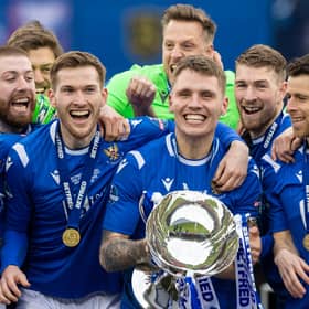 St Johnstone captain Jason Kerr lifted the Betfred Cup earlier in the year.