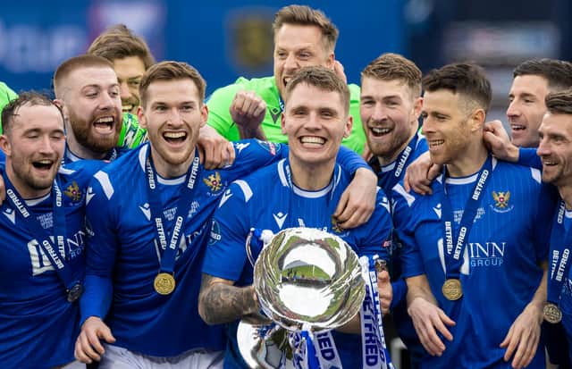 St Johnstone captain Jason Kerr lifted the Betfred Cup earlier in the year.