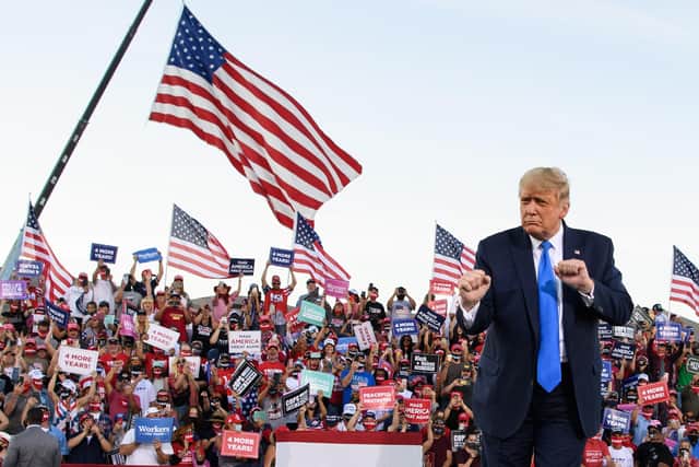 The USA became more inward-looking under Donald Trump, who still has a sizeable following (Picture: Mandel Ngan/AFP via Getty Images)