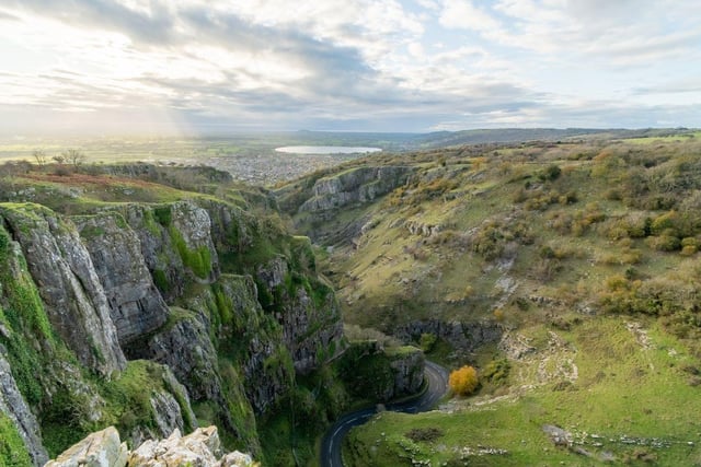 Roads don't get much more dramatic than the one that winds its way through Cheddar Gorge - a limestone gorge in the Mendip Hills, in Somerset. The high walls of stone that line parts of the road, along with views over the surrounding countryside, earned it fifth place.