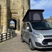 The beauty of the campervan is you can explore the local area and follow the weather. Northumberland has castles, like Warkworth, and beaches just waiting to be visited. Pic: Contributed.