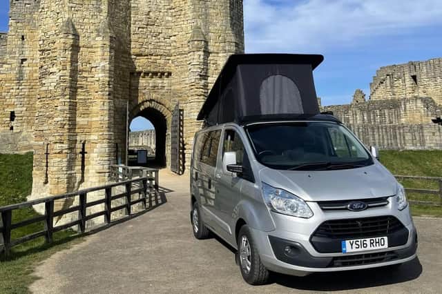 The beauty of the campervan is you can explore the local area and follow the weather. Northumberland has castles, like Warkworth, and beaches just waiting to be visited. Pic: Contributed.