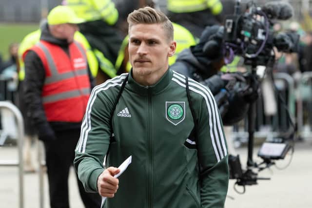 Celtic's Carl Starfelt is reportedly on the transfer radar of English Premier League clubs.  (Photo by Alan Harvey / SNS Group)