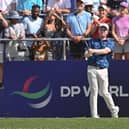 Bob MacIntyre tees off on the first hole during day three of the DP World Tour Championship on the Earth Course at Jumeirah Golf Estates in Dubai. Picture: Ross Kinnaird/Getty Images.
