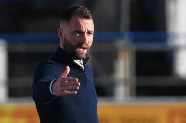 Dundee manager James McPake - his side are in the Premiership play-off final after a 3-1 aggregate win over Raith Rovers.  (Photo by Craig Foy / SNS Group)