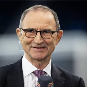 Former Celtic manager Martin O'Neill pictured during broadcast work in September.