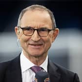Former Celtic manager Martin O'Neill pictured during broadcast work in September.