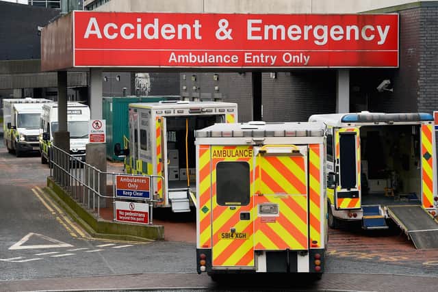 A&E departments in Glasgow are at capacity. Picture: Jeff J Mitchell/Getty Images