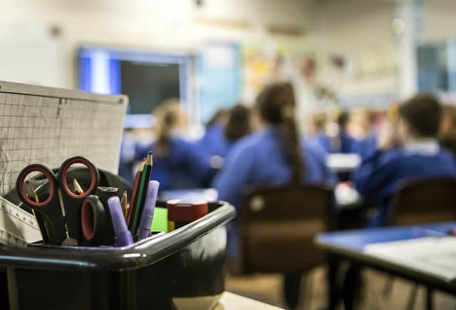 School children during class at a primary school, as preventative antibiotics could be given to children at schools affected by Strep A infections, the UK schools minister has confirmed. Picture: Danny Lawson/PA Wire