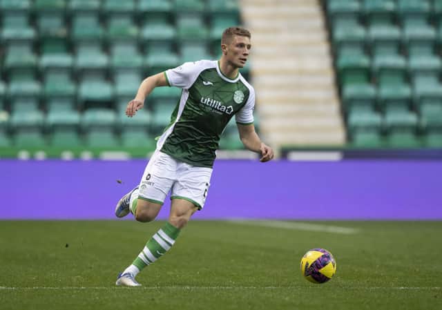 Will Fish delivered his best performance in a Hibs top as they defeated Aberdeen 6-0 on Saturday at Easter Road.  (Photo by Paul Devlin / SNS Group)
