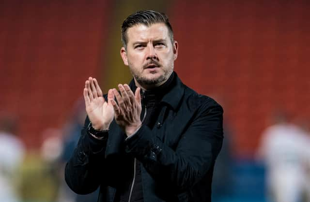 Dundee United manager Thomas Courts believes a Covid outbreak at the club has been contained. (Photo by Ross Parker / SNS Group)