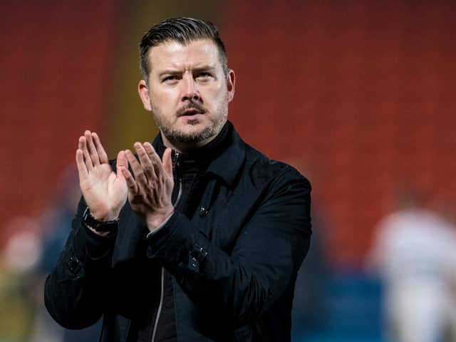 Dundee United manager Thomas Courts believes a Covid outbreak at the club has been contained. (Photo by Ross Parker / SNS Group)