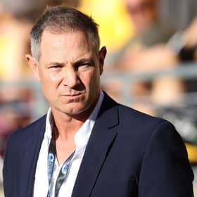 Auckland Blues head coach Leon MacDonald has reportedly held talks with the SRU over replacing Gregor Townsend as Scotland head coach after the World Cup. (Photo by Phil Walter/Getty Images)