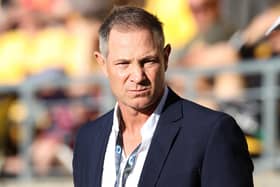 Auckland Blues head coach Leon MacDonald has reportedly held talks with the SRU over replacing Gregor Townsend as Scotland head coach after the World Cup. (Photo by Phil Walter/Getty Images)