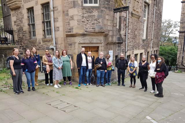 People of all backgrounds take part in the Black History tours of Edinburgh.