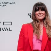Dawn Steele on the red carpet at the premier of the documentary My Old School starring Alan Cumming at Glasgow Film Festival 2022. Pic: Stuart Wallace/Shutterstock