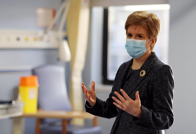 Coronavirus In Scotland Nicola Sturgeon Says Hospital Admissions Are Quite A Bit Above The Peak Of The First Wave The Scotsman