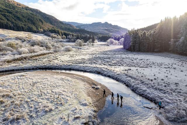 The River Goil, on the Cowal peninsula in Argyll and Bute, is an important spawning ground for wild salmon but numbers have been falling as climate change takes its toll on the ecosystem. Picture: Chris Watt