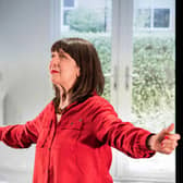 Maureen Beattie as Jane in Go On PIC: Mihaela Bodlovic