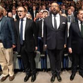 Tom Tugendhat (left) has been elimnated, leaving James Cleverly, Robert Jenrick, Kemi Badenoch battling it out