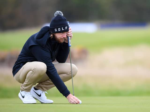 Tommy Fleetwood, pictured on the final practice day, is making his first Aberdeen Standard Investments Scottish Open appearance since 2016 in this week's event at The Renaissance Club. Picture: Ross Parker/SNS Group