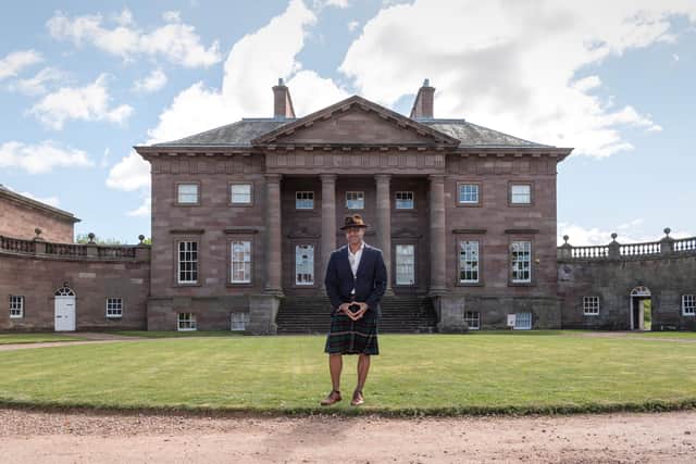 Grenadian artist Billy Gerard Frank exhibits at Paxton House in the Scottish Borders