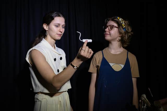Sophie Gray (on the left-hand side) as Bea and Maisie Saunders as Olivia