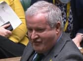 SNP Westminster leader Ian Blackford responds to a statement by Prime Minister Boris Johnson to MPs in the House of Commons on the Sue Gray report (Photo: PA Wire).