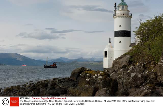 The  42 islanders drowned in the shadows of Cloch Lighthouse near Gourock after sailing to the mainland to work in the harvests. No one was held accountable for the tragedy. PIC:  Duncan Bryceland/Shutterstock (4782944d)