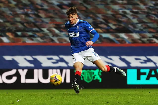 Rangers right-back Nathan Patterson will win his first Scotland cap.