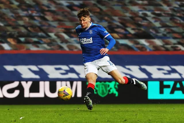 Rangers right-back Nathan Patterson will win his first Scotland cap.