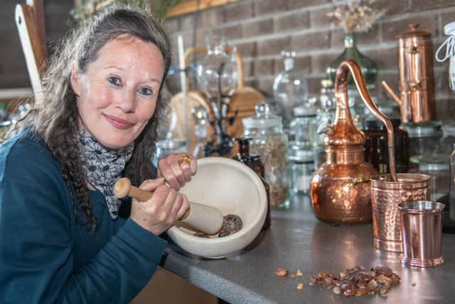 Catherine Conway-Payne's new book tells you everything you need to know about creating your own herbal remedies and natural beauty products at home. Picture: RBGE