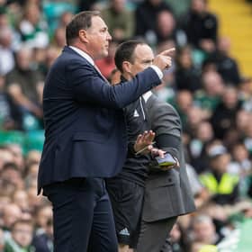 Ross County manager Malky Mackay during the match against Celtic.