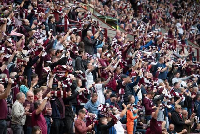 Tynecastle could be the first ground in Scotland to host a game with more than 10,000 in October. (Photo by Mark Scates / SNS Group)