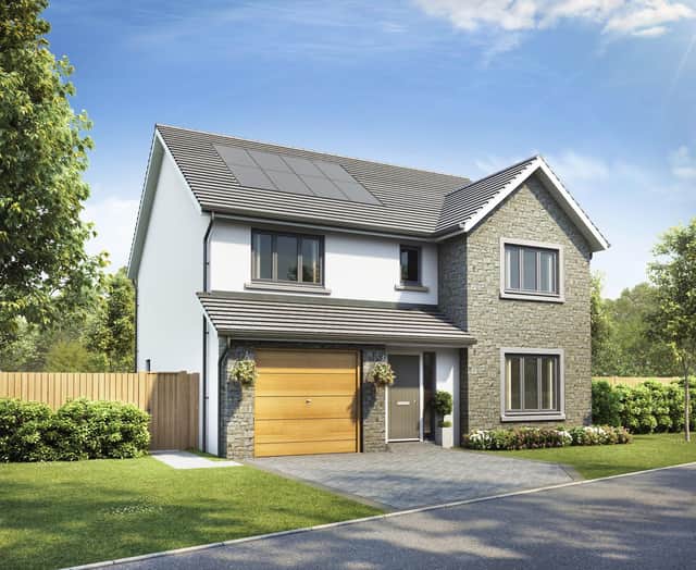 An artist's impression of the Beech house type's exterior