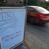 A closed Tesco Petrol station in Bracknell, Berkshire.