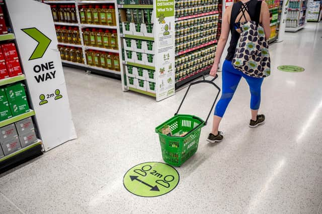 Twenty pounds makes all the difference when shopping for food basics.