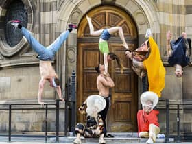 Ukrainian and Czech circus artists performed at the McEwan Hall during last year's Fringe (Picture: Lisa Ferguson)