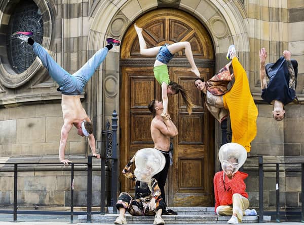 Ukrainian and Czech circus artists performed at the McEwan Hall during last year's Fringe (Picture: Lisa Ferguson)