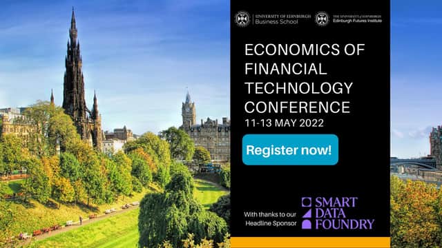 How a fintech future can create better finance and benefit society – University of Edinburgh conference