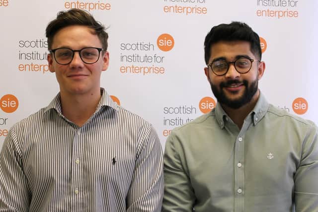 Alistair Lea and Shehan Heguragamage were victorious with Archilink, an online database to help architects connect with industry professionals.