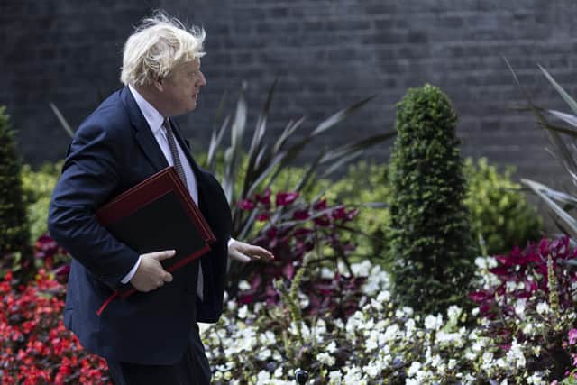 Prime Minister Boris Johnson leaves Downing Street. Picture: Dan Kitwood/Getty Images