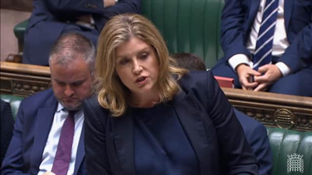 Commons Leader Penny Mordaunt said she is running to replace Liz Truss as Tory leader and prime minister.