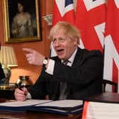 Who will ever again trust a treaty negotiated by David Frost and Boris Johnson? (Picture: Leon Neal/pool/AFP via Getty Images)