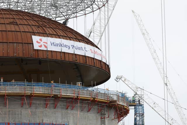 Construction work at the Hinkley Point nuclear power station in the south of England continues - but do we need such a facility in Scotland? (Picture: Adrian Dennis/ AFP via Getty)
