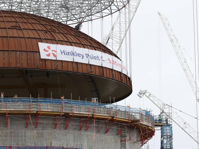 Construction work at the Hinkley Point nuclear power station in the south of England continues - but do we need such a facility in Scotland? (Picture: Adrian Dennis/ AFP via Getty)