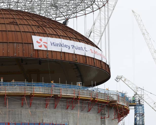 Construction work at the Hinkley Point nuclear power station in the south of England continues - but do we need such a facility in Scotland? (Picture: Adrian Dennis/ AFP via Getty)