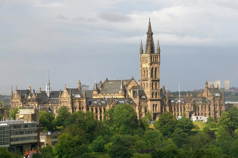 The University of Glasgow was founded in 1451. It currently ranks amongst the world's top 100 universities and it has 26,000 students enrolled from over 120 different countries.