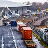 The expansion move will scale up and modernise the Port of Grangemouth's current rail capacity to create an extended dual rail siding of 775 metres – currently 200 metres – capable of handling the longest freight trains on the UK network. Picture: Peter Devlin